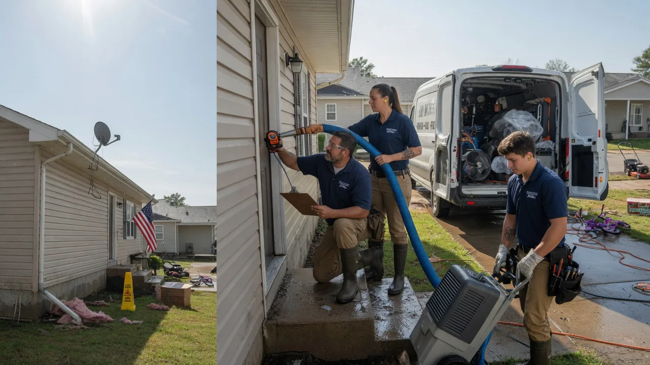 Ceiling Water Damage Restoration in Richwood, OH near me